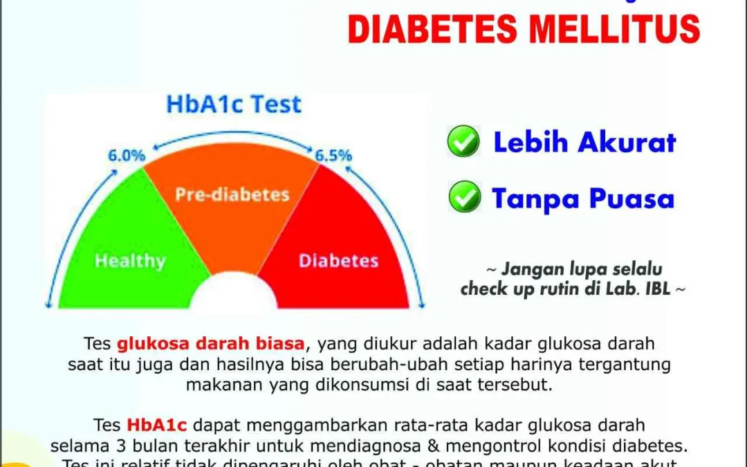 HbA1c (Pemeriksaan Kadar Glukosa Darah 3 bulanan)